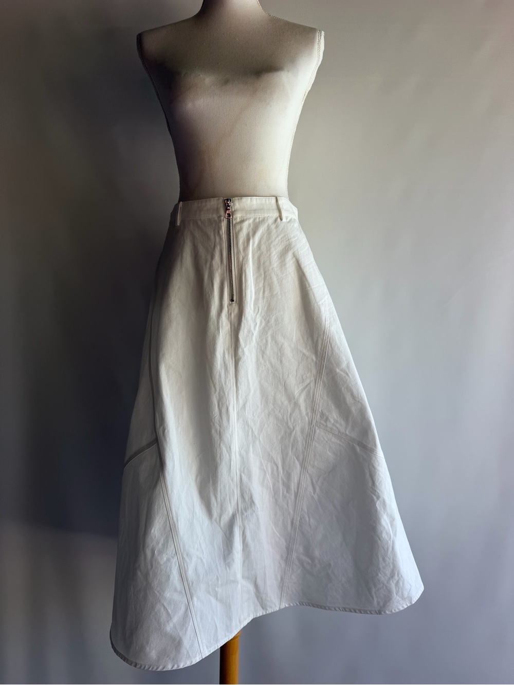 NWT Modern Citizen Cotton Twill Flared Skirt - sz L